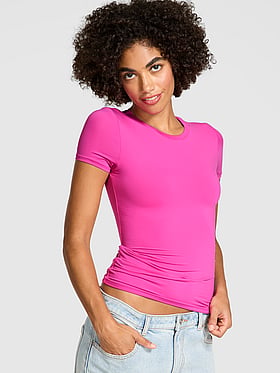 PINK Base Stretch™ Short-Sleeve Tee