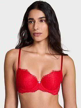 Lace Lightly Lined Classic Coverage Demi Bra