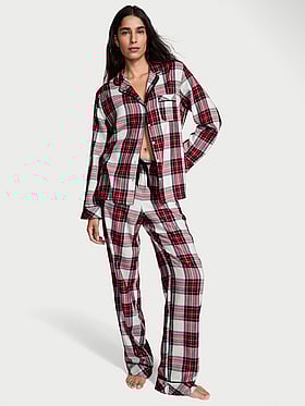 Flannel Long Pajama Set