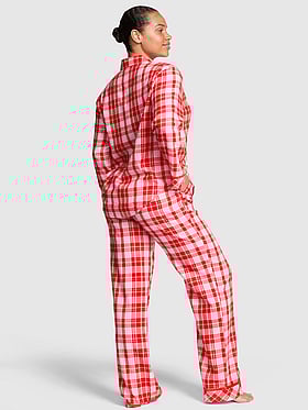 Flannel Long Pajama Set