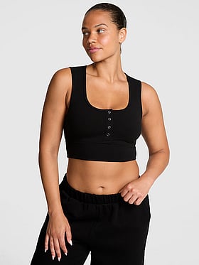 All-Day Cotton™ Henley Scoop Bra