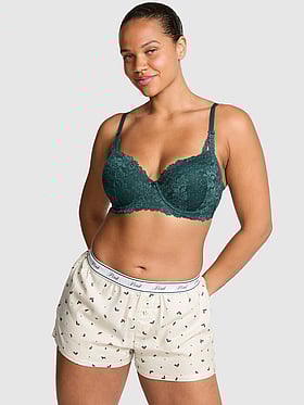 Flannel Boxy Pajama Shorts