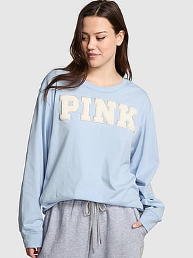 Campus Cotton Long-Sleeve Tee