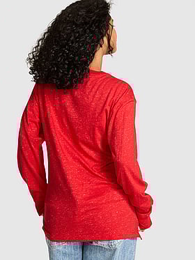 Campus Cotton Long-Sleeve Tee