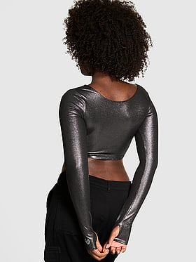 Relay Scoop Long-Sleeve Top