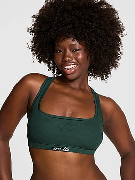 Cotton Dorm Unlined Racerback Bralette
