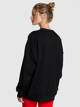 Ivy Fleece Oversized Crew Sweatshirt
