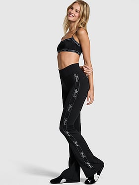 Relay Logo Shine Flare Leggings