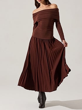 Tanaia Mixed Media Dress