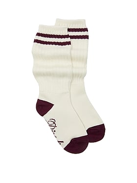 Ribbed Slouch Socks