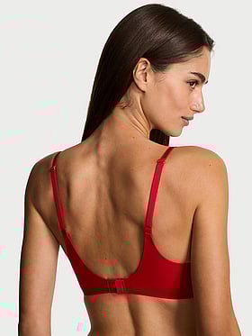 Smooth Lightly Lined Plunge Demi Bra
