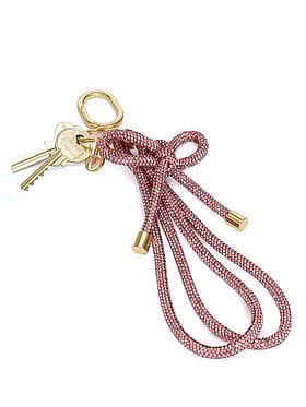Knotted Shine Wristlet Strap Keychain