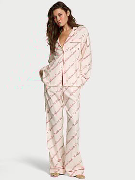 Flannel Long Pajama Set