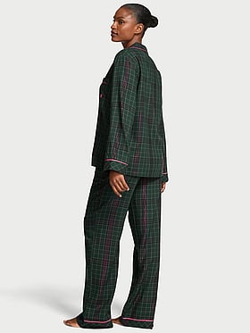 Flannel Long Pajama Set