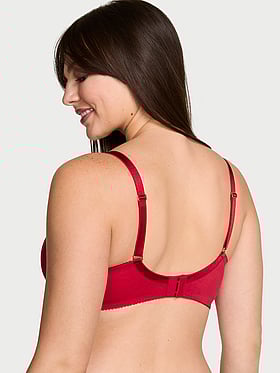 Fabulous by Victoria's Secret Beautiful Bows Embroidery Unlined Full-Cup Bra