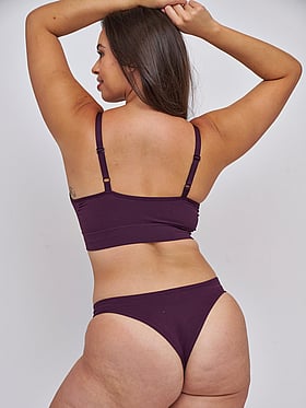 Embellished Mesh Triangle Bralette