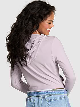 Soft Modal Full-Zip Hoodie