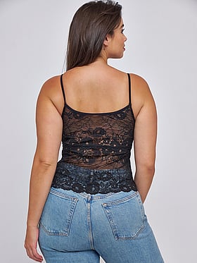 All Over Lace Spaghetti Strap Tank