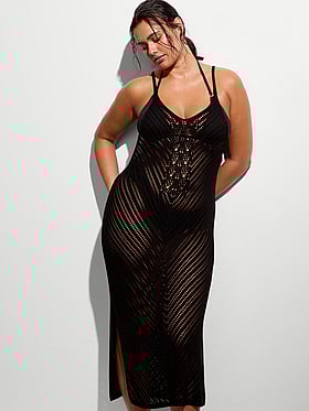 Beachwear Crochet Cover-Up Dress