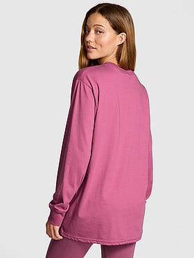 Campus Cotton Long-Sleeve Tee