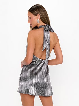 Jasmine Halter Mini Dress