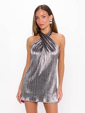 Jasmine Halter Mini Dress