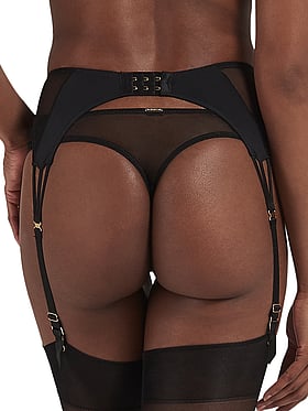 Laura Black Garter Belt
