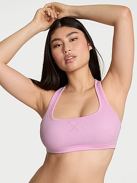 Cotton Dorm Unlined Racerback Bralette