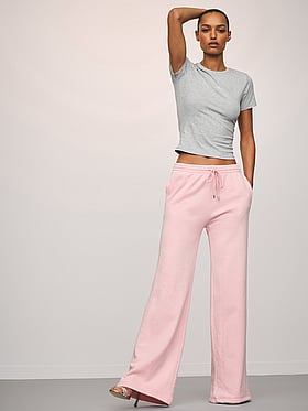 Effortless Fleece Wide-Leg Sweatpant