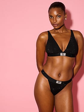 Shine Cotton Wireless Plunge Bralette