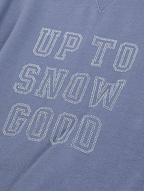 Ivy Fleece Oversized Crew Sweatshirt