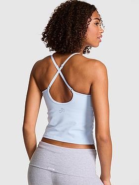 Soft Modal High-Neck Bra Tank