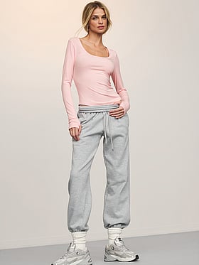 VS Iconic Rib Long-Sleeve Tee