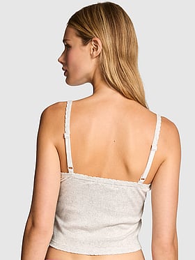Pointelle Henley Cami