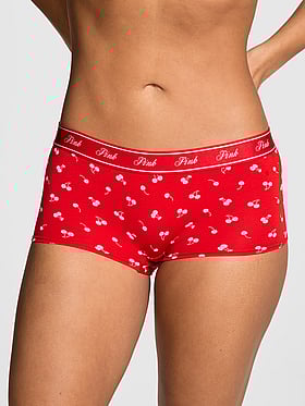 Logo Cotton Boyshort Panty