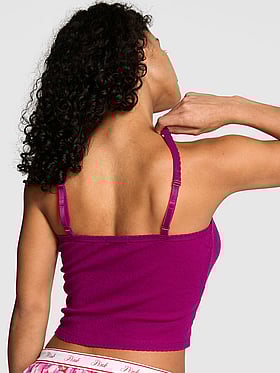 Pointelle Henley Cami