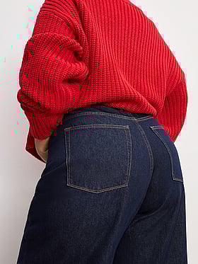 Good Standard Baggy Cuffed Jeans