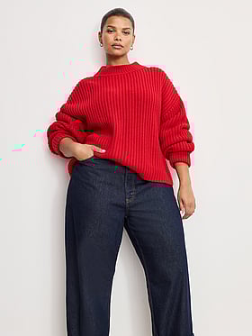 Good Standard Baggy Cuffed Jeans