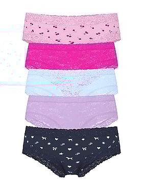 5-Pack Wink Lace Cheeky Panties