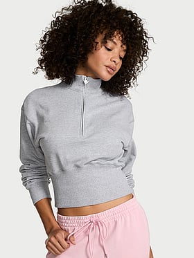 Status Terry Fitted Half-Zip Sweatshirt