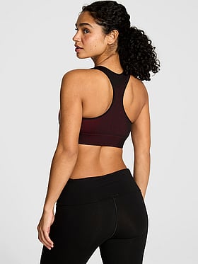 Seamless Heart Racerback Sports Bra