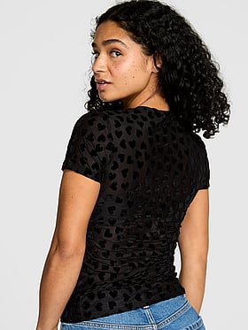 Base Heart Mesh Short-Sleeve Tee