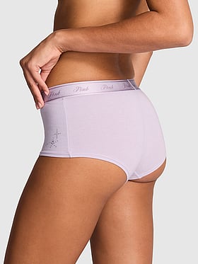 Logo Cotton Boyshort Panty