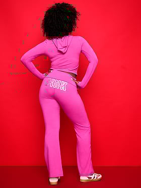 All-Day Cotton Foldover Flare Leggings