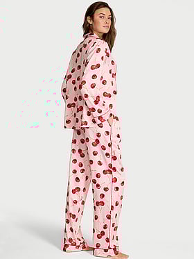 Signature Satin Long Pajama Set