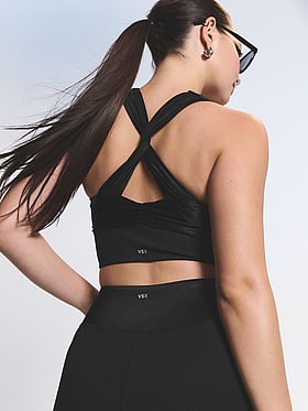 VSX Elevate™ Tuxedo Shine Longline Sports Bra