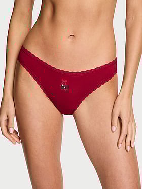 Lace-Waist Bikini Panty