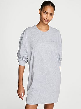 100% Cotton Long-Sleeve Sleep Tee