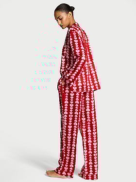 Signature Satin Long Pajama Set