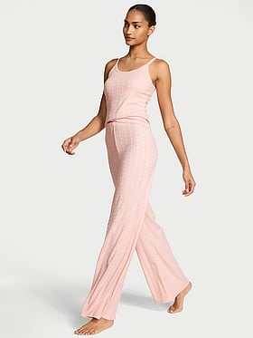 Heart Pointelle Cami & Pants Set